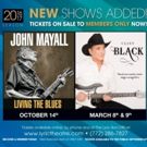 John Mayall and Clint Black Join The Lyric's 2016-17 Season