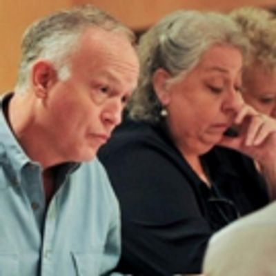 Photo Flash: In Rehearsal for Roundabout&#039;s THE HUMANS, Starring Reed Birney &amp; Jayne Houdyshell