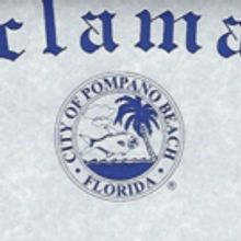 Curtain Call Playhouse Receives a Proclamation from the City of Pompano Beach