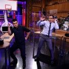 VIDEO: Jimmy Fallon & Taylor Lautner Celebrate March Madness with Random Object…