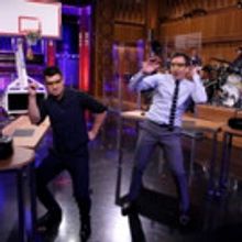 VIDEO: Jimmy Fallon & Taylor Lautner Celebrate March Madness with Random Object…