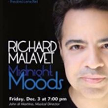 Richard Malavet to Return to The Metropolitan Room with MIDNIGHT MOODS