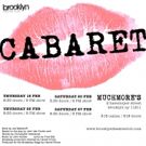 brooklyn theatre club Presents CABARET