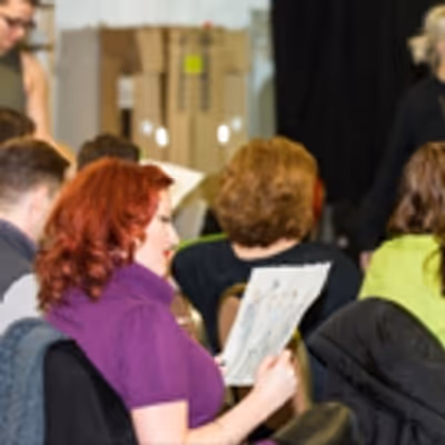 Photo Flash: First Day Rehearsal of HAZEL, A MUSICAL MAID IN AMERICA at Drury Lane