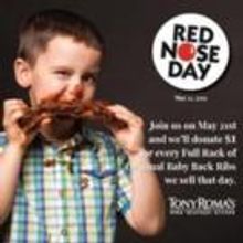 Tony Roma's Supports Red Nose Day