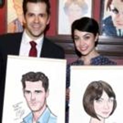 Photo Coverage: AN AMERICAN IN PARIS&#039; Tony-Nominated Leads Get Sardi&#039;s Caricatures!