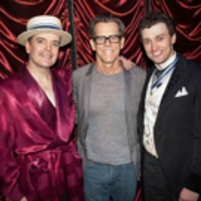 Photo Flash: Kevin Bacon Stops by A GENTLEMAN'S GUIDE TO LOVE AND MURDER