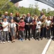 NYC Cuts Ribbon on Bridge Park's Renovated Waterfront