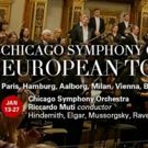 Chicago Symphony Orchestra To Embark On Sixth European Tour, 1/13-27