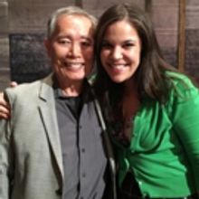 Photo Flash: Lindsay Mendez Visits Broadway's ALLEGIANCE