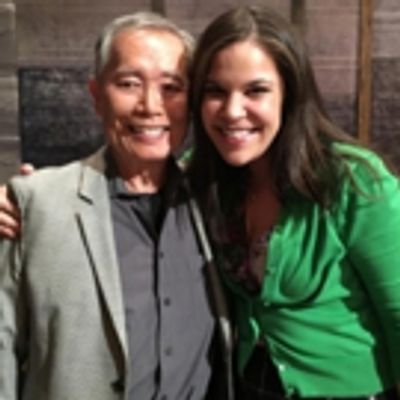 Photo Flash: Lindsay Mendez Visits Broadway's ALLEGIANCE