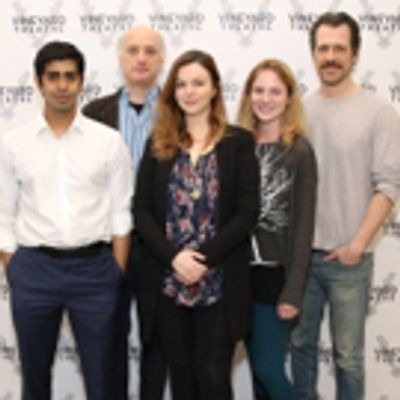 Photo Coverage: Amber Tamblyn &amp; Cast of Vineyard Theatre&#039;s CAN YOU FORGIVE HER? Meet the Press