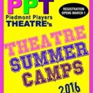 Piedmont Players Announce 2016 Youth Theatre Summer Camp Schedule