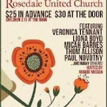 Syrian Refugee Benefit Concert to be Held at Rosedale United Church, 11/8