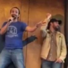 STAGE TUBE: Fans and LES MISERABLES Cast Member Compete for HAMILTON CD at…