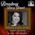 Amorika Amoroso Set for Don't Tell Mama BROADWAY BOOZY BRUNCH 10/9