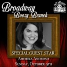 Amorika Amoroso Set for Don't Tell Mama BROADWAY BOOZY BRUNCH 10/9