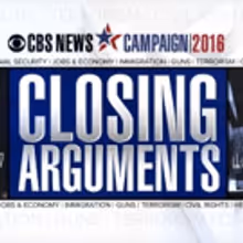 CBS EVENING NEWS Launches Campaign 2016 Series 'Closing Arguments'
