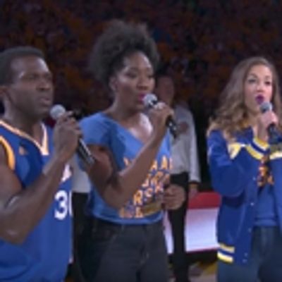 VIDEO: HAMILTON National Tour Cast Performs National Anthem at NBA Finals