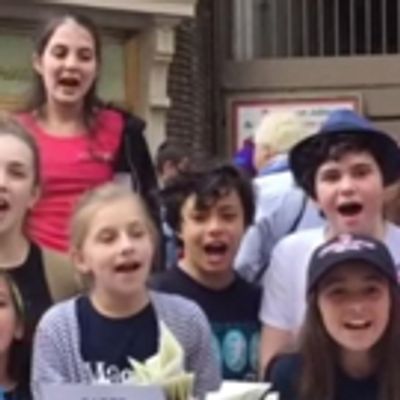 VIDEO:  MATILDA Kids Sing 'When I Grow Up' at The Broadway Flea Market