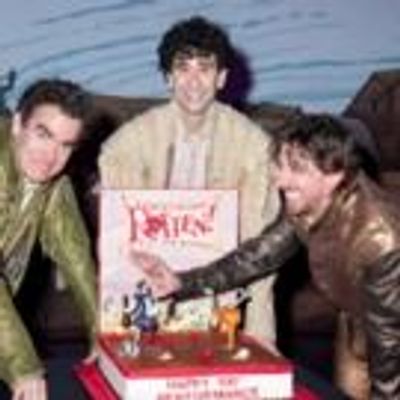 Photo Coverage: SOMETHING ROTTEN! Cast Celebrates 100 Performances on Broadway!