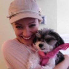 Photo Flash: Tinkerbelle the Dog Visits Cast of ANASTASIA at Hartford Stage