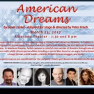 BWW Preview: The Producing Unit Presents a Staged Reading Of AMERICAN DREAMS at The…