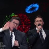 VIDEO: Stephen Colbert, Michael Stipe & James Franco Say Goodbye to 2016 with Remix… Video
