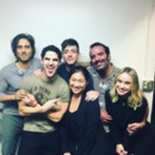 PHOTO: GLEE Cast Reunites to Show Love for HEDWIG's Darren Criss!