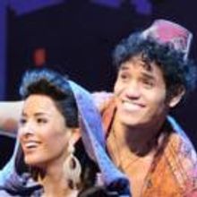 Photo Flash: ALADDIN's Adam Jacobs and Courtney Reed Meet ALADDIN DAS MUSICAL Stars