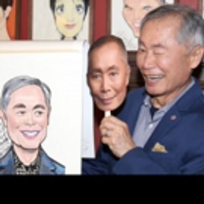 Photo Coverage: George Takei Celebrates His New Sardi's Portrait with His ALLEGIANCE Cast!
