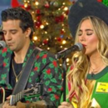 VIDEO: JERSEY BOYS' Mark Ballas & New Bride B.C. Jean Perform 'God Rest Ye Merry…