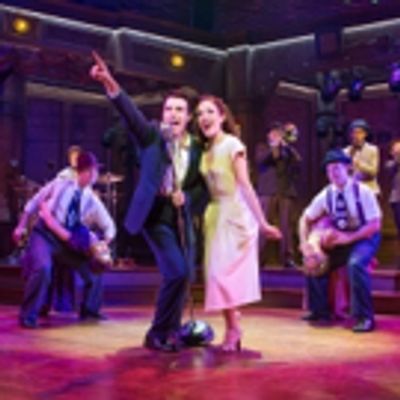 Photo Flash: First Steps First! Get a Look at Laura Osnes and Corey Cott in BANDSTAND on Broadway