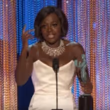 VIDEO: Viola Davis Wins SAG Award for Best Supporting Actor in FENCES; Watch…