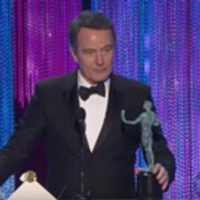 VIDEO: Bryan Cranston Wins SAG AWARD for Reprisal of Tony-Winning Role in HBO's ALL…
