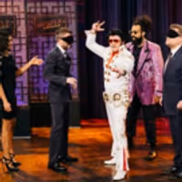 VIDEO: Nina Dobrev & Chris Hardwick Play 'Nuzzle Whaaa?' on LATE LATE SHOW Video