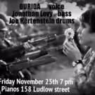 Ourida to Perform This Thanksgiving Weekend at PIANOS