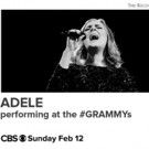 Ten-Time Grammy Winner Adele to Perform on 59TH ANNUAL GRAMMY AWARDS