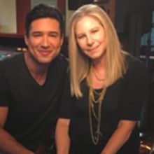 PHOTO: Mario Lopez Teases Taping with Barbra Streisand!