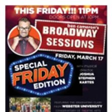 WebCo Grads to Visit BROADWAY SESSIONS in Special Friday Edition