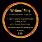 Cast of Penobscot's RING OF FIRE Set for Writers' Ring, 9/27