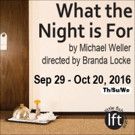 Little Fish Theatre Presents WHAT THE NIGHT IS FOR