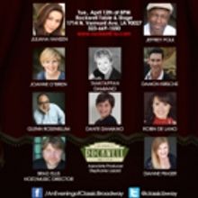 AN EVENING OF CLASSIC BROADWAY Set for Rockwell Table and Stage, 4/12
