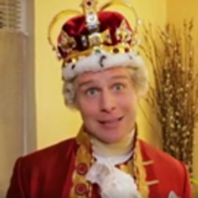 VIDEO: Awesome! Wow! Jonathan Groff Promos 'Olivier Awards' as HAMILTON's King George III