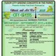 Carole Demas, Forte, Sarah Rice and More Set for MUSIC AND ART FOR CITY GREENS Season