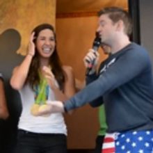 STAGE TUBE: Forget #Ham4Ham! Today Was #Swam4Ham with Olympian Maya DiRado