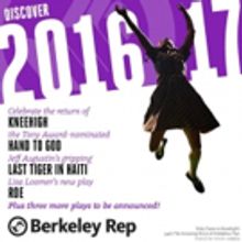 HAND TO GOD, THE LAST TIGER IN HAITI & More Set for Berkeley Rep's 2016-17 Season