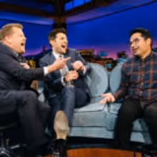 VIDEO: Michael Pena & Adam Scott Visit LATE LATE SHOW