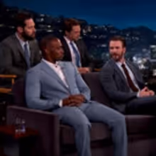 VIDEO: Stars of CAPTAIN AMERICA: CIVIL WAR Visit 'Jimmy Kimmel Live'!