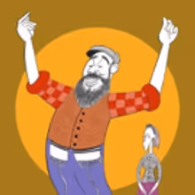 BWW Exclusive: Ken Fallin Draws the Stage- Danny Burstein and Jessica Hecht in FIDDLER ON THE ROOF